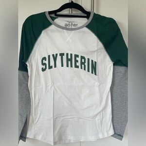 Slytherin Ladies L/S Raglan T Shirt  - size L NWOT